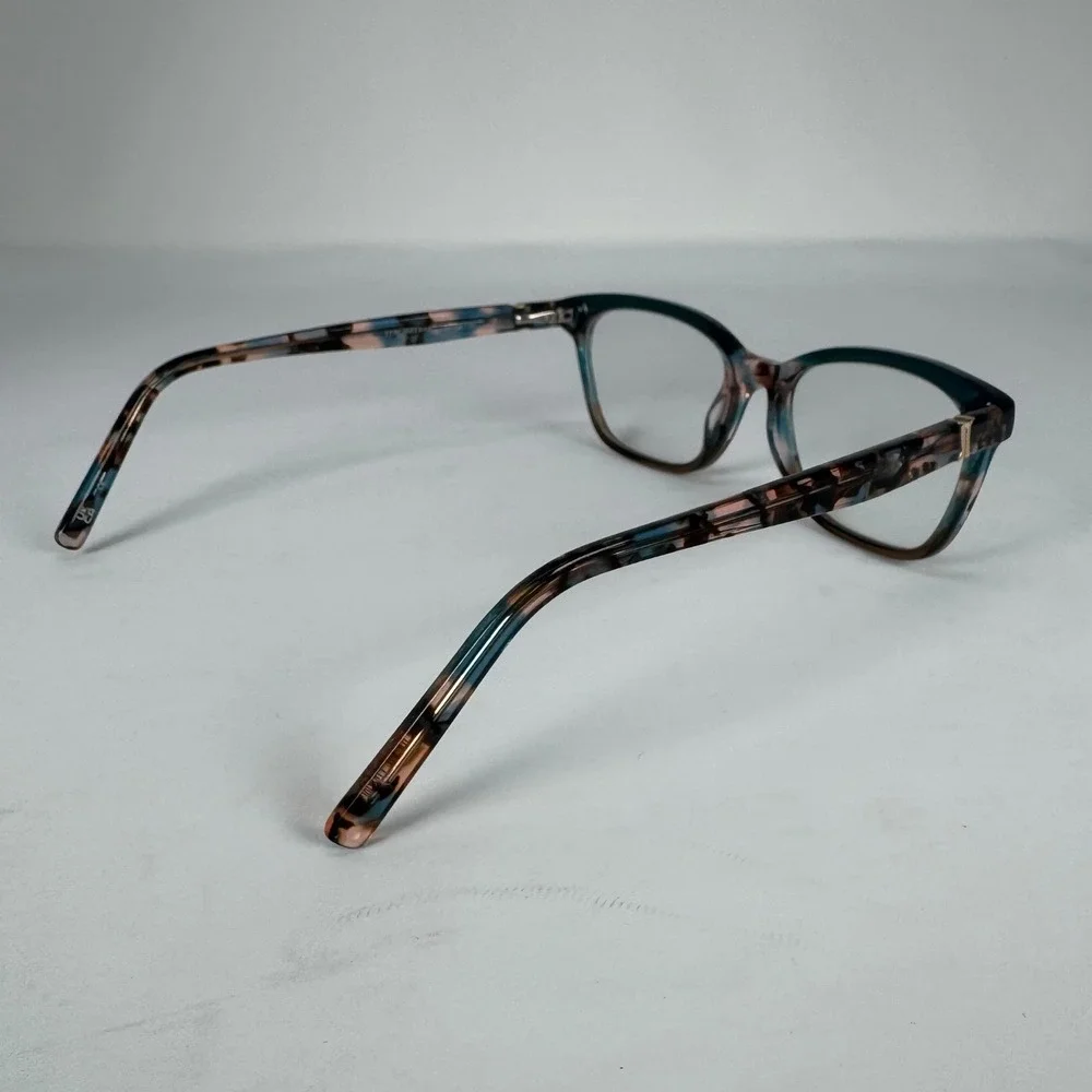 JONES‎ NEW YORK VJON786 Teal Havana Tortoise Eyeglasses Frames Only 51 16 135